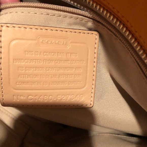 Bright Orange Coach Tote - Spring into Fall! - Picture 6 of 6